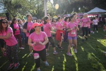 Running: Natalia Oreiro robó miradas en la corrida Avon