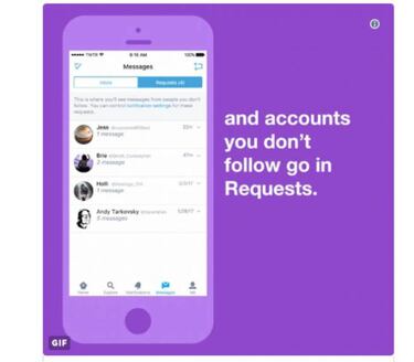 Así reduce Twitter el acoso de desconocidos que usan los mensajes directos