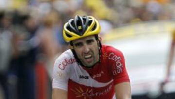 Dani Navarro y Valverde entraron ayer en el top-ten del Tour