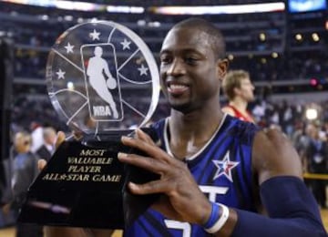 Wade fue el MVP del Partido de las Estrellas en 2010.