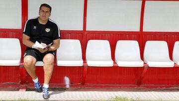 El técnico del Rayo Vallecano, José Ramón Sandoval, en una imagen de archivo.