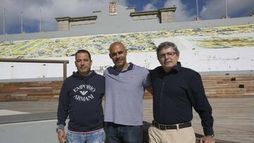 Carlos Marín, Alexis Trujillo y Sixto en una entrevista con AS