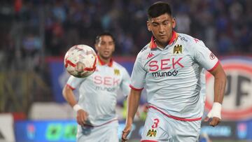 Futbol, Universidad de Chile vs Union Espanola.
Fecha 22, Campeonato Nacional 2024.
El jugador de Union Espanola Valentin Vidal es fotografiado contra Universidad de Chile durante el partido de primera division disputado en el estadio Nacional en Santiago, Chile.
27/08/2024
Jonnathan Oyarzun/Photosport
Football, Universidad de Chile vs Union Espanola.
22th turn, 2024 National Championship.
Union Espanola's player Valentin Vidal is pictured against Universidad de Chile during the first division match held at the Nacional stadium in Santiago, Chile.
27/08/2024
Jonnathan Oyarzun/Photosport