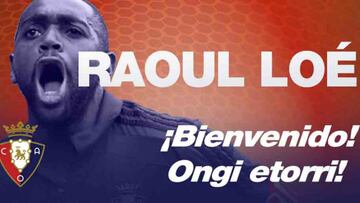 Raoul Loé consigue el 'tránsfer' y ya es jugador de Osasuna