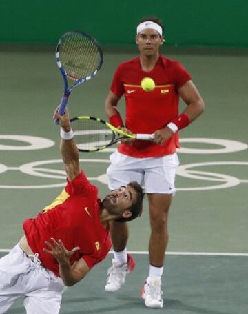 La pareja Nadal-López ganó a la argentina Del Potro-González