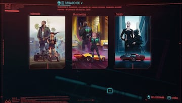 Cyberpunk 2077: Nómada, Buscavidas y Corporrata (Trasfondos de V)