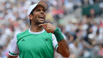 Verdasco, en las semifinales de dobles con Nenad Zimonjic
