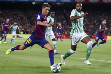 Sergi Roberto y Sidnei.