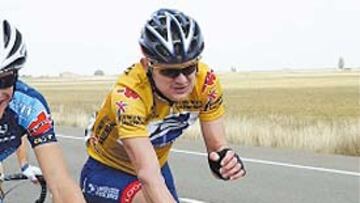 <b>¿PELIGROSO? </b>Los rivales tienen respeto a Landis, primer líder.