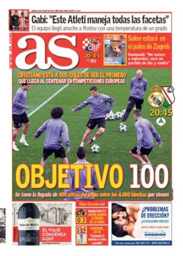 Las portadas de AS de octubre