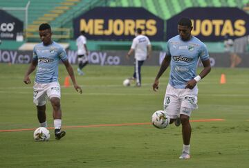 Deportivo Cali y Millonarios protagonizaron el regreso de la Liga Betplay tras el parón por la pandemia de COVID-19. El encuentro terminó en empate 1-1 y en la primera parte tuvo que ser suspendido por una Tormenta Eléctrica.