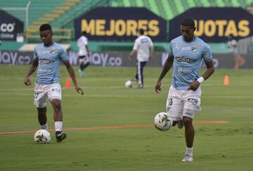 Deportivo Cali y Millonarios protagonizaron el regreso de la Liga Betplay tras el parón por la pandemia de COVID-19.  El encuentro terminó en empate 1-1 y en la primera parte tuvo que ser suspendido por una Tormenta Eléctrica.