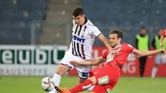 Matías Succar, visto en la grada de Universitario