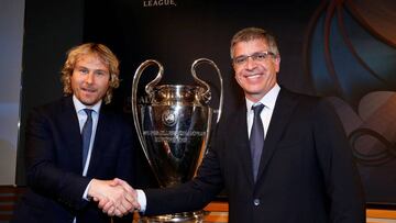 Nedved y Mestre estuvieron en Nyon.