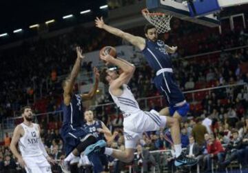 Rudy Fernández, ya con el Madrid, ante el Anadolu Efes.