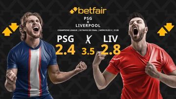 PSG vs. Liverpool: horario, dónde ver, pronósticos y cuadro