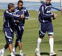 Gago, Drenthe, Robben y Sneijder no se entrenaron con el grupo