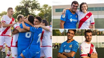 Los equipos de Rayo y Getafe Genuine.