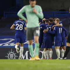 Sin los colombianos, Everton cae ante Chelsea en Stamford Bridge