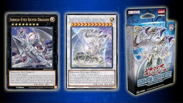 yugioh yu gi oh tcg jcc trading card game juego cartas coleccionables baraja estructura destino blanco ojos azules