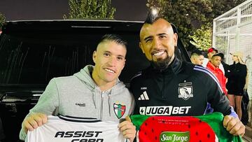 “Arturo Vidal fue mi jefe en Tercera División y anoche fuimos rivales... Los sueños se cumplen”