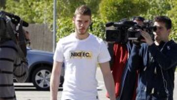 De Gea llega a la Ciudad del Fútbol