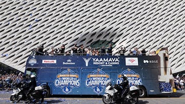 The President of the United States, congratulated the team after their World Series win and invited them to the after their White House.
