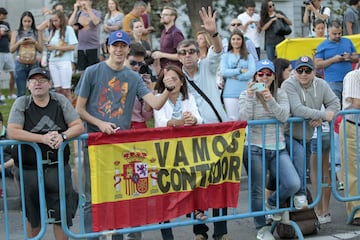 Alberto Contador raced for the last time in the final stage of the Vuelta a España in Madrid after a career that reaped two Tours de France, two Giros and two Vueltas. The whole race has been special," said Contador after his final appearance. "Yesterday 