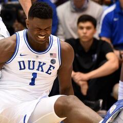 Se acaba la alarma: Zion, favorito a ser número 1 del Draft NBA, sólo tiene un esguince de rodilla