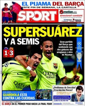 Portadas de la prensa deportiva