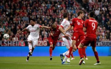 Vidal marcó el 1-0 en el primer minuto de partido.