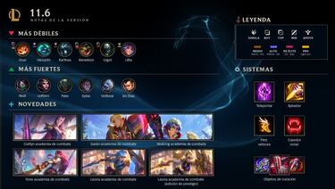 League of Legends, parche 11.6; cambios y novedades en campeones, objetos y más