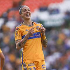 Jennifer Hermoso debuta como goleadora de Tigres Femenil tras paliza al León