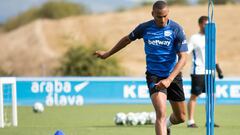 Verdon, entrenando con el Alav&eacute;s