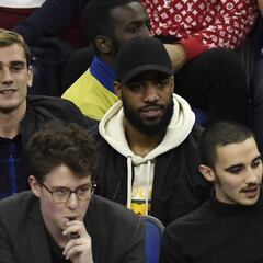 Morata, Courtois y Griezmann no se pierden la NBA en Londres