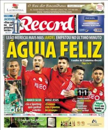 Portadas de la prensa deportiva