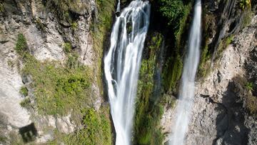 Huila. Septiembre 20 de 2024. Paisajes y panorámicas del departamento del Huila, ubicado sobre el macizo colombiano destaca sus atractivos turísticos como el Parque Arqueológico San Agustin,el Estrecho del Rio Magdalena y la Cascada del Mortiño. (Colprensa - Catalina Olaya)