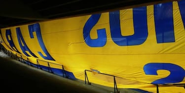 Las banderas dicen presente: así está la Bombonera, ahora