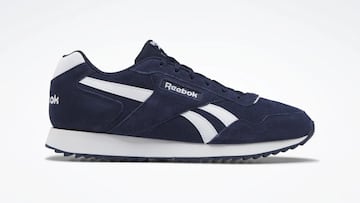 Zapatillas Reebok Glide Ripple de ante azul marino para hombre