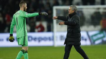 De Gea y Mourinho