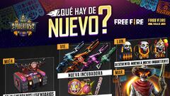 Free Fire: agenda semanal del 20 al 26 de octubre con Don Muerte y mochila noche inquietante