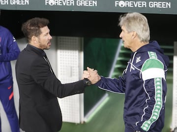 Diego Simeone y Manuel Pellegrini.