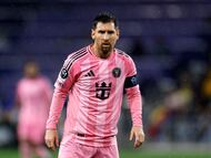NASHVILLE, TENNESSEE - MARCH 11: Lionel Messi #10 of Inter Miami CF looks on during the CONCACAF Champions Cup 2026 match between Nashville SC and Inter Miami CF at GEODIS Park on March 11, 2026 in Nashville, Tennessee. Johnnie Izquierdo/Getty Images/AFP (Photo by Johnnie Izquierdo / GETTY IMAGES NORTH AMERICA / Getty Images via AFP)