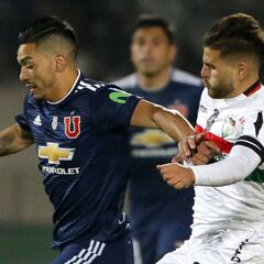 El doble homenaje de Palestino durante el duelo ante la U