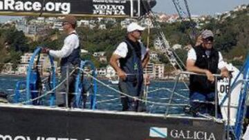 <b>PROTAGONISTAS.</b> El barco español ha estado siempre entre los destacados en la mayor parte de las etapas.