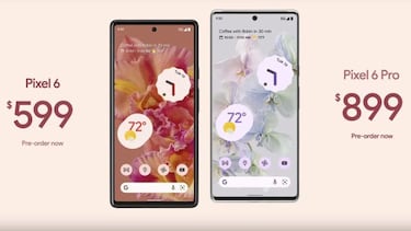 Google Pixel 6 y 6 Pro: precio y características de los nuevos smartphones de Google