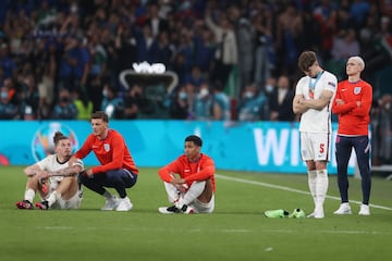 Papel histórico de Inglaterra que llegó a la final de la Eurocopa, pero perdió en Wembley contra Italia por penaltis. Bellingham jugó 55 minutos en todo el torneo.