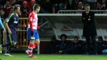 Lucas Alcaraz, durante el partido ante el Madrid.