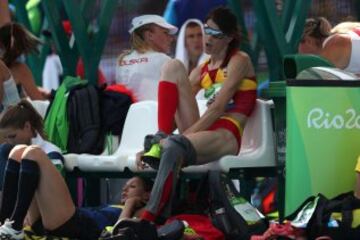 La española Ruth Beitia se ha metido en la final, de salto de altura, con una marca de 1,94  exactamente la requerida para acceder a la lucha por el título.