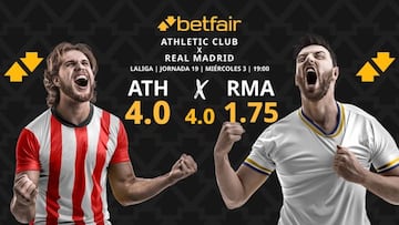 Athletic Club vs. Real Madrid: horario, dónde ver, pronósticos y clasificación